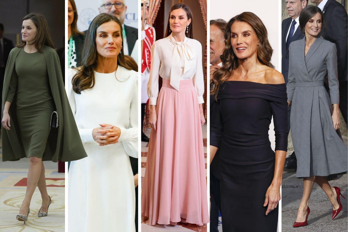 Todas las prendas que la costurera de Zarzuela ha hecho en exclusiva para la reina Letizia