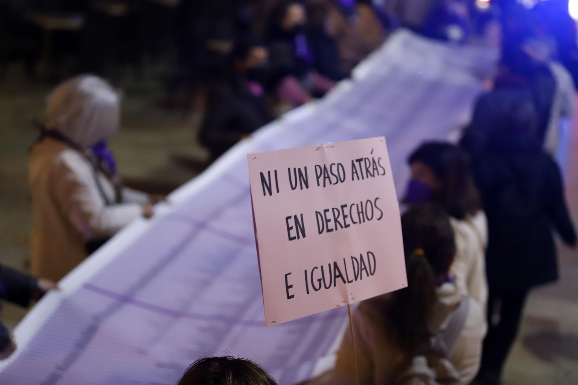 Manifestación del 25N contra la violencia machista en Málaga