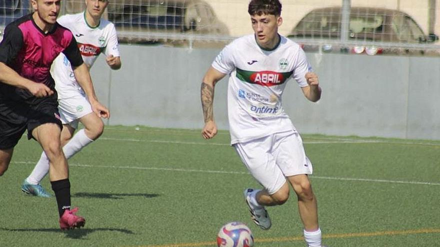 Un momento del duelo disputado en Os Remedios. | Pabellón CF