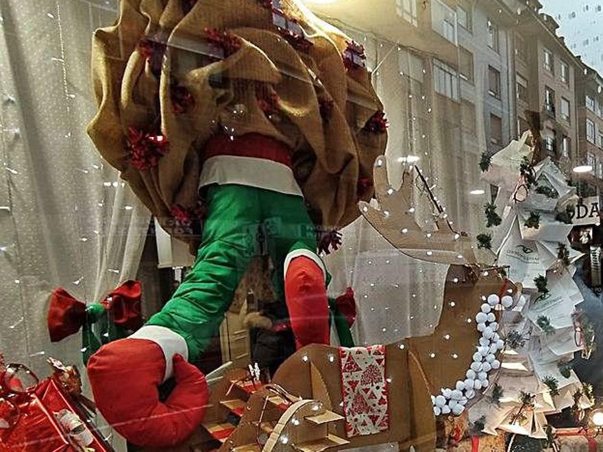 El escaparate ganador, del centro óptico Rivas.