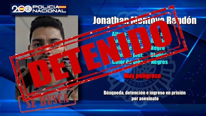 Detenido Jonathan Montoya, uno de los fugitivos más buscados