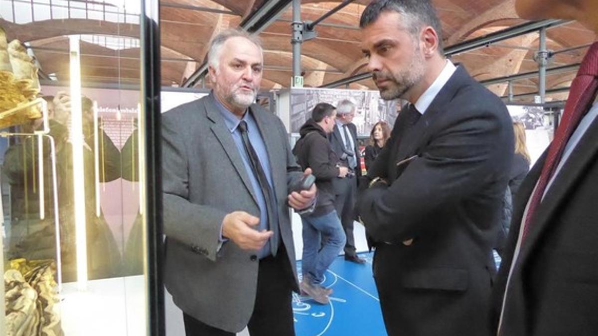 El Conseller de Cultura Santi Vila visita el Museo de la Ciencia y de la técnica de Catalunya en Terrassa
