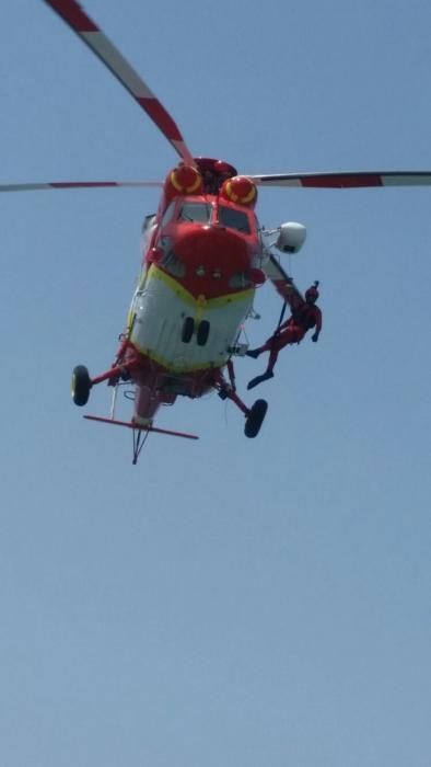 Rescate de un submarinista en Fuerteventura