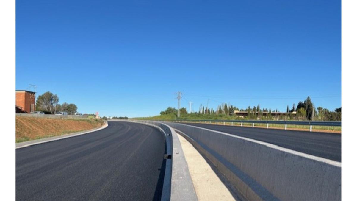 Tram nou de la B-224, que serà d'autovia entre Sant Esteves Sesrovires i Martorell
