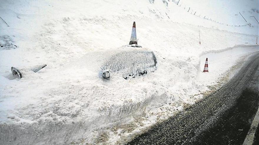 La nevada remite pero deja paso a una fuerte caída de temperaturas