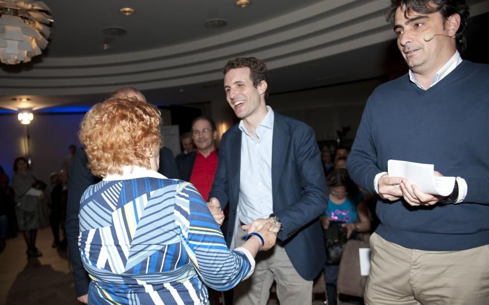 Pablo Casado en la presentación del PP coruñés