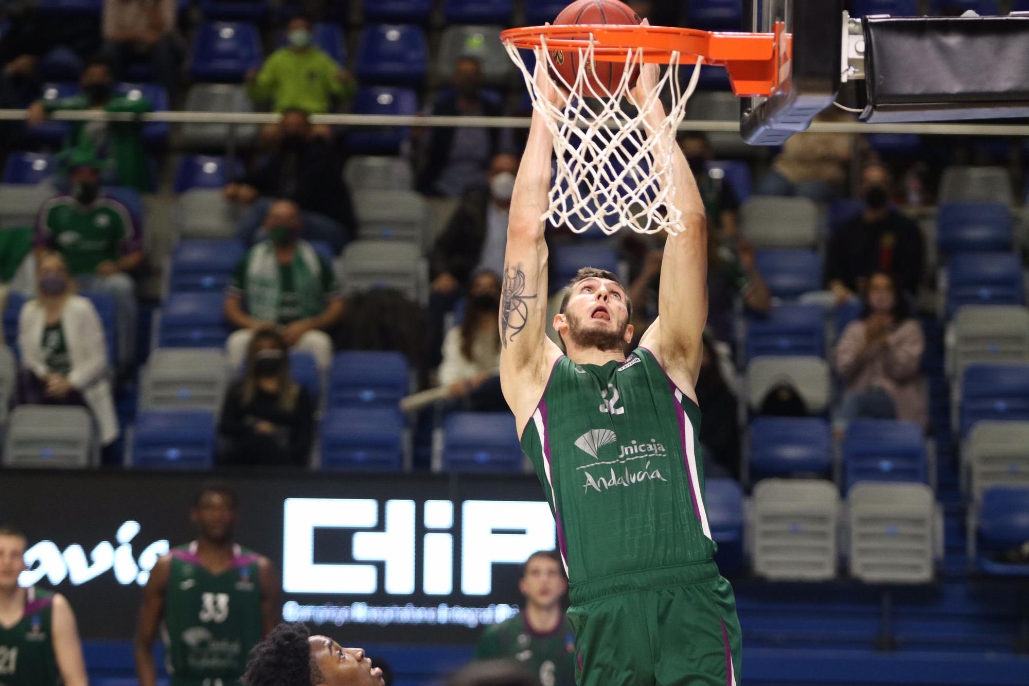 El Unicaja se despide de la Eurocup con una derrota contra el Mónaco.