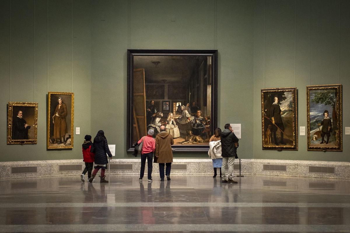 La sala de 'Las Meninas' en el Museo del Prado