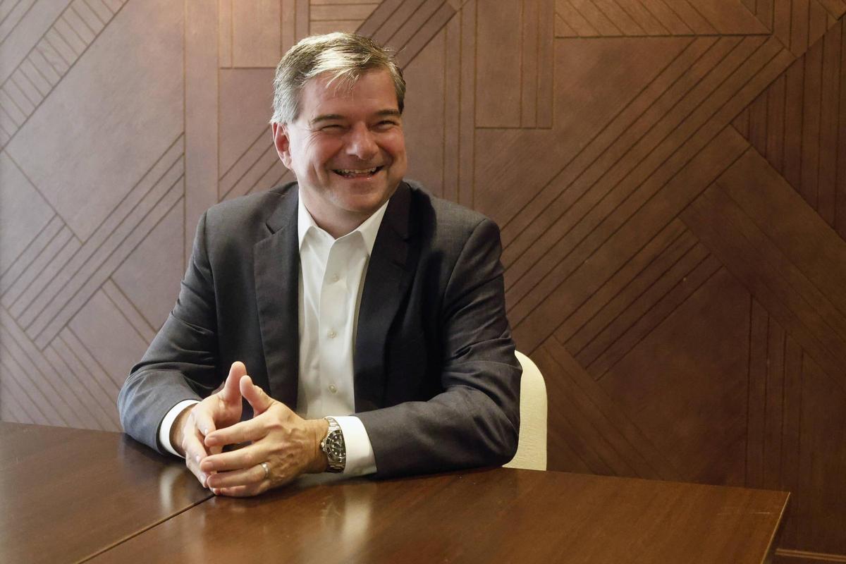 Joe Nuzzolese, el miércoles en València.