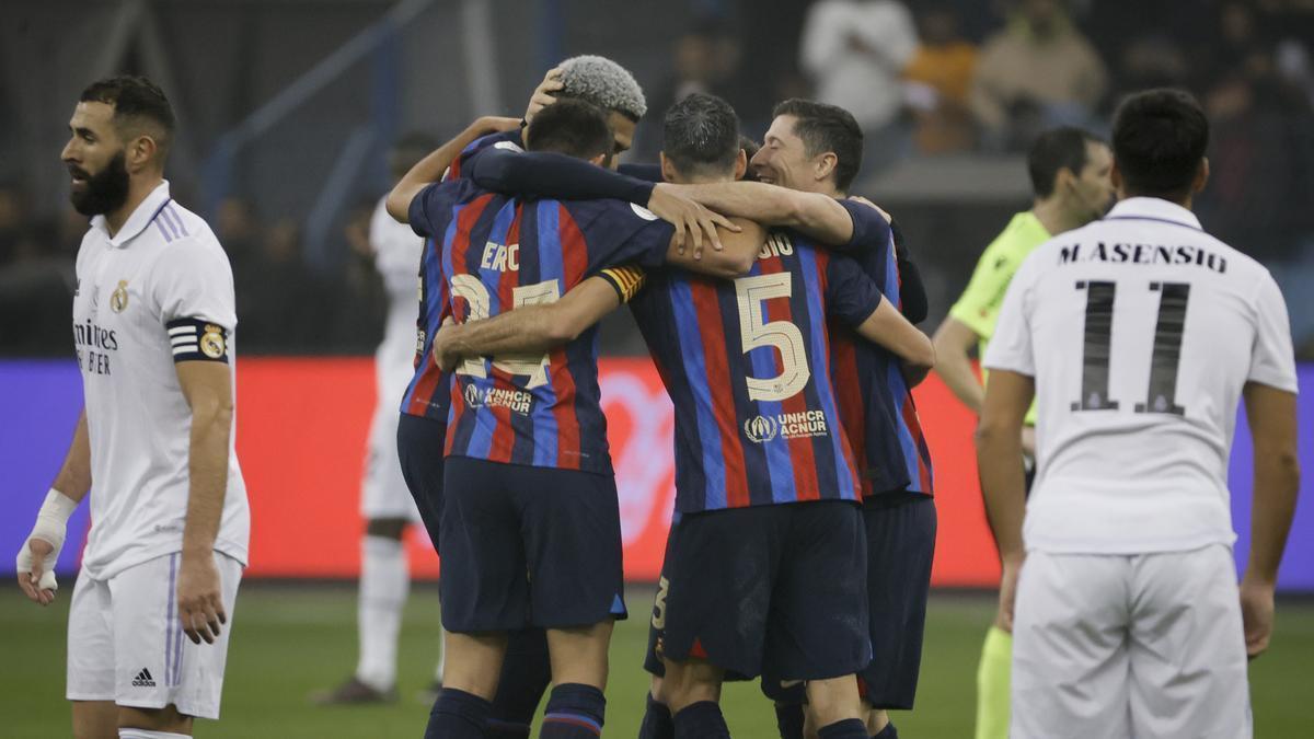 El Barça fue superior al Real Madrid.