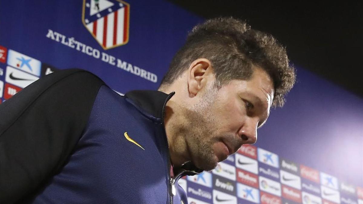 Simeone confía en la reacción de sus jugadores tras el duro golpe en competición europea