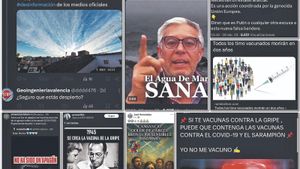 Pantallazos de mensajes conspiranoicos recopilados por la cuenta de X @EstoyAvisando