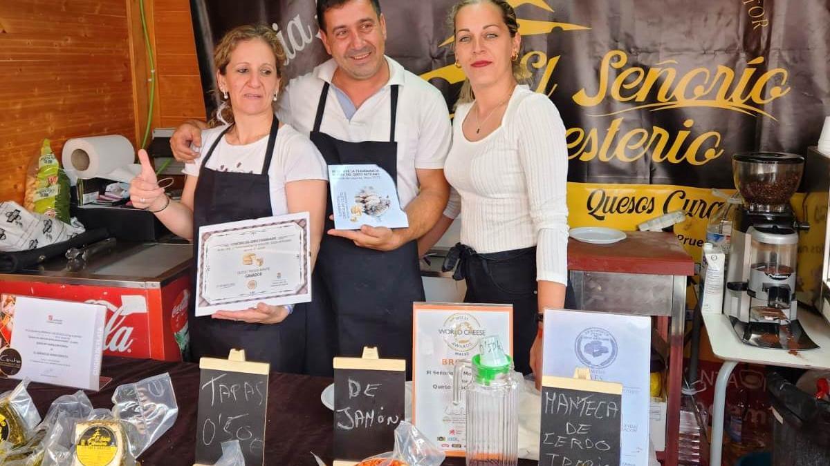 Primer premio de la Feria del Queso Artesano de Valverde de Leganés