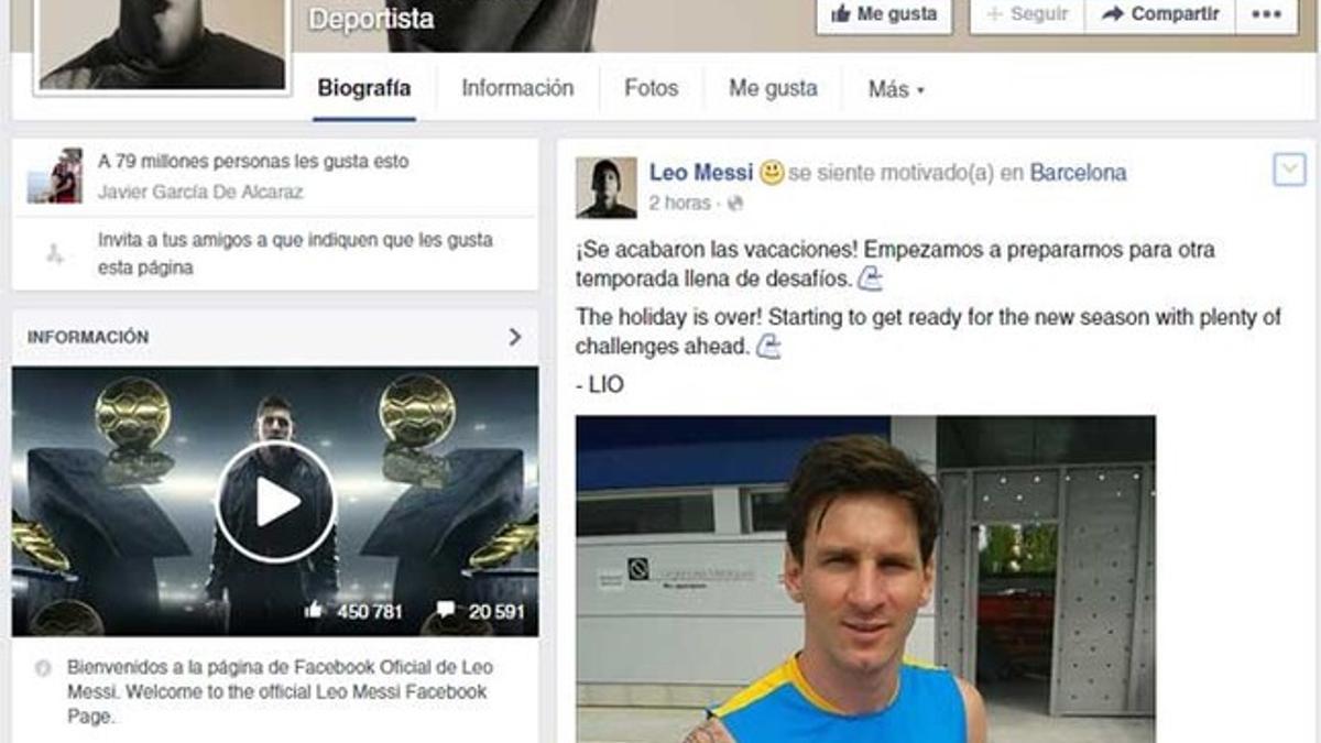 Leo Messi envió un mensaje de ánimo a sus seguidores a través de las redes