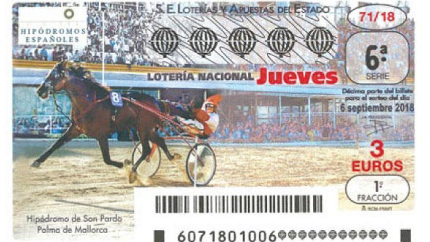 Cupón de la Lotería Nacional de este jueves, 6 de septiembre.