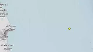 La costa de Cullera registra un terremoto de madrugada