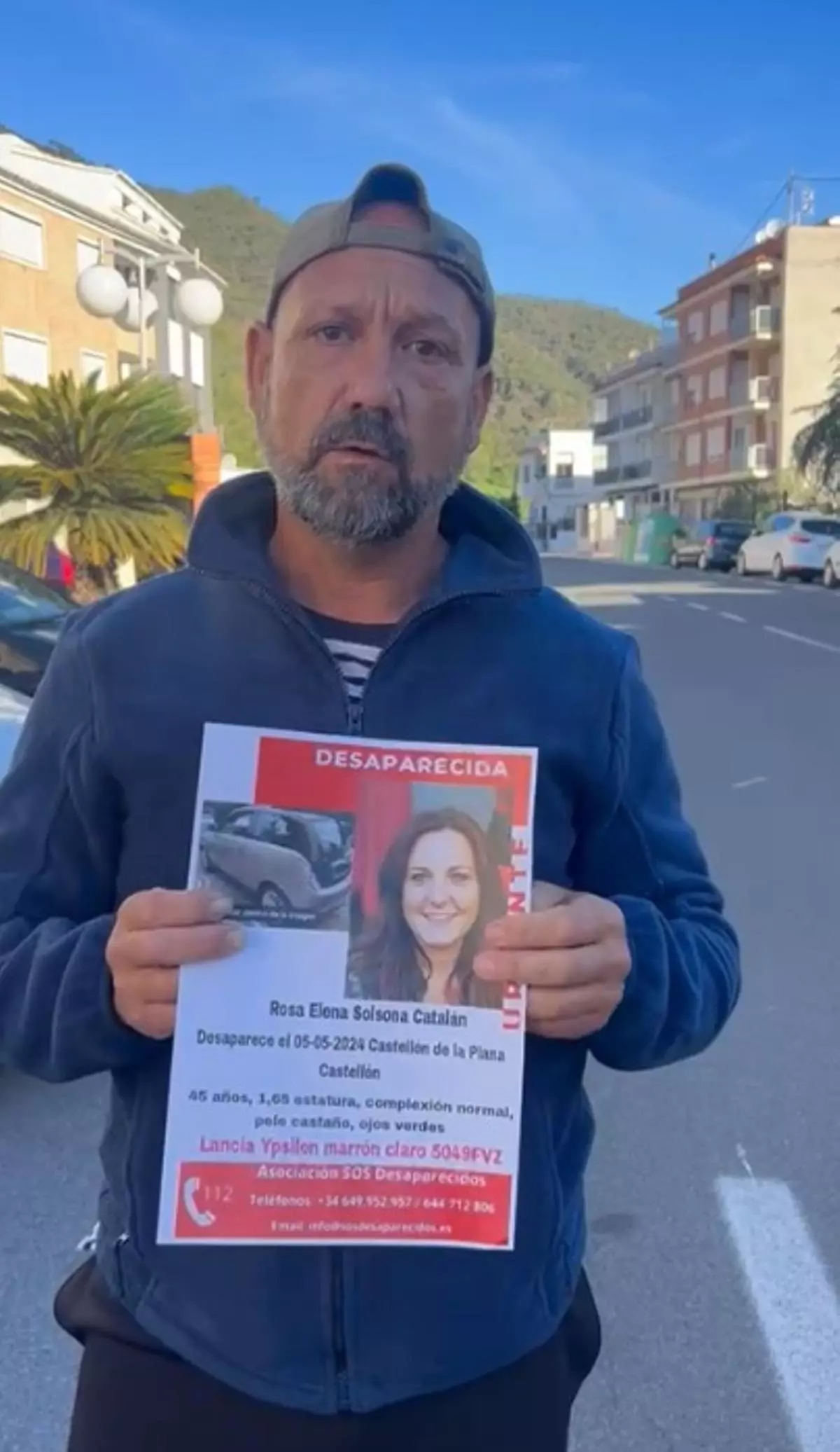 El marido de la desaparecida en Castelló pide la colaboración de agricultores y ganaderos