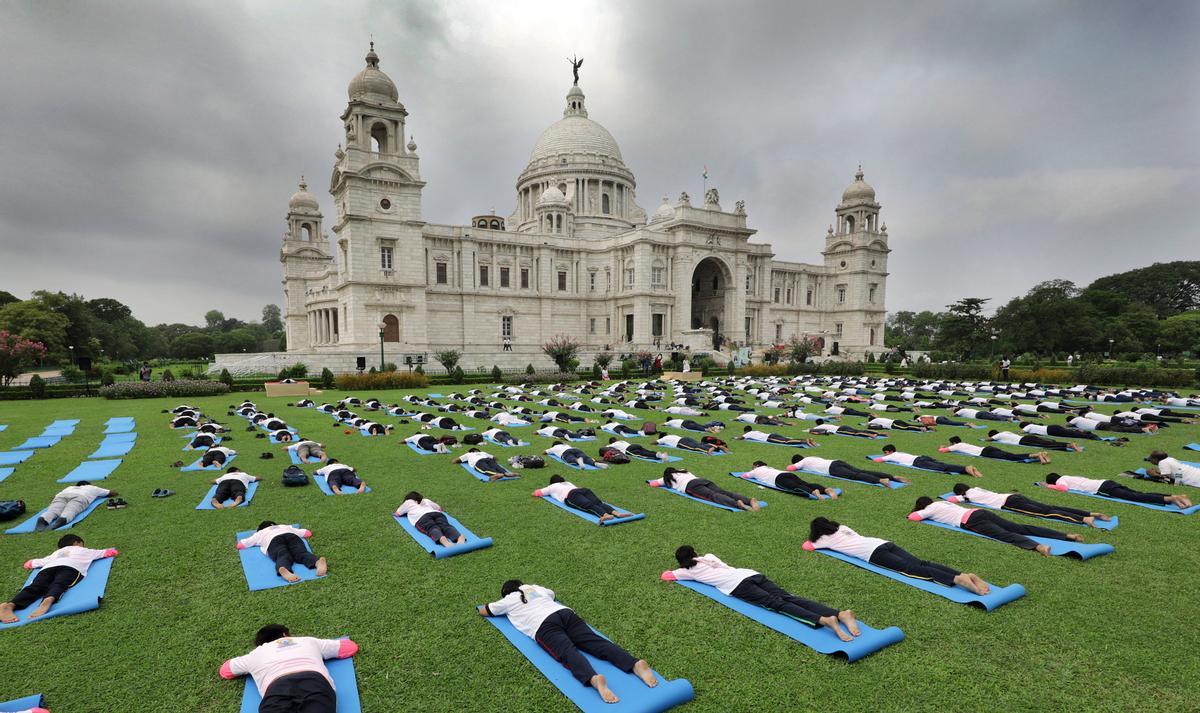 Día Internacional del Yoga en la India