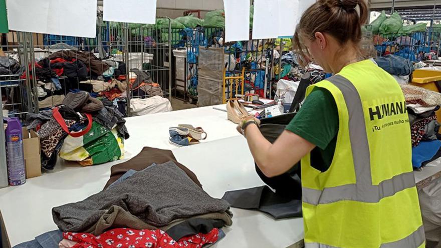 El 90% de la roba usada recuperada per Humana a Castelló d&#039;Empúries serà reutilitzada i reciclada