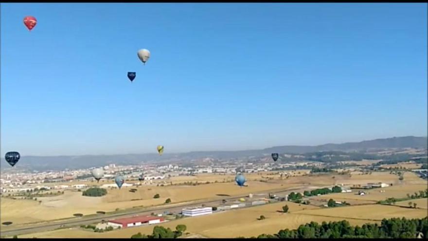 Les vistes espectaculars que ofereix la festa dels globus d'Igualada