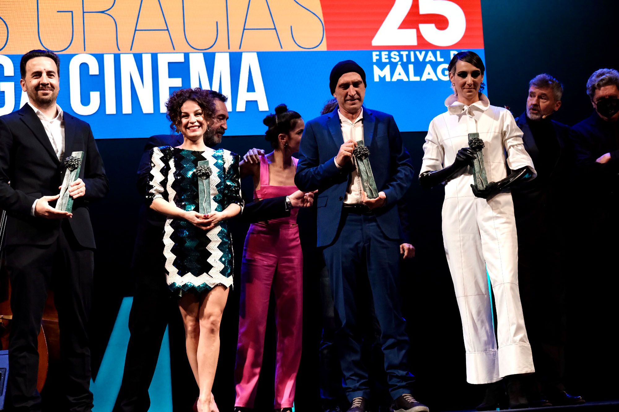 Las imágenes de la gala de los premios Málaga Cinema del Festival