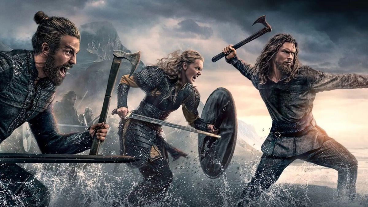Imagen promocional de la nueva serie de Netflix, 'Vikingos Valhalla'.
