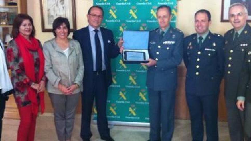 Reconocimiento a la Guardia Civil por hemodonaciones