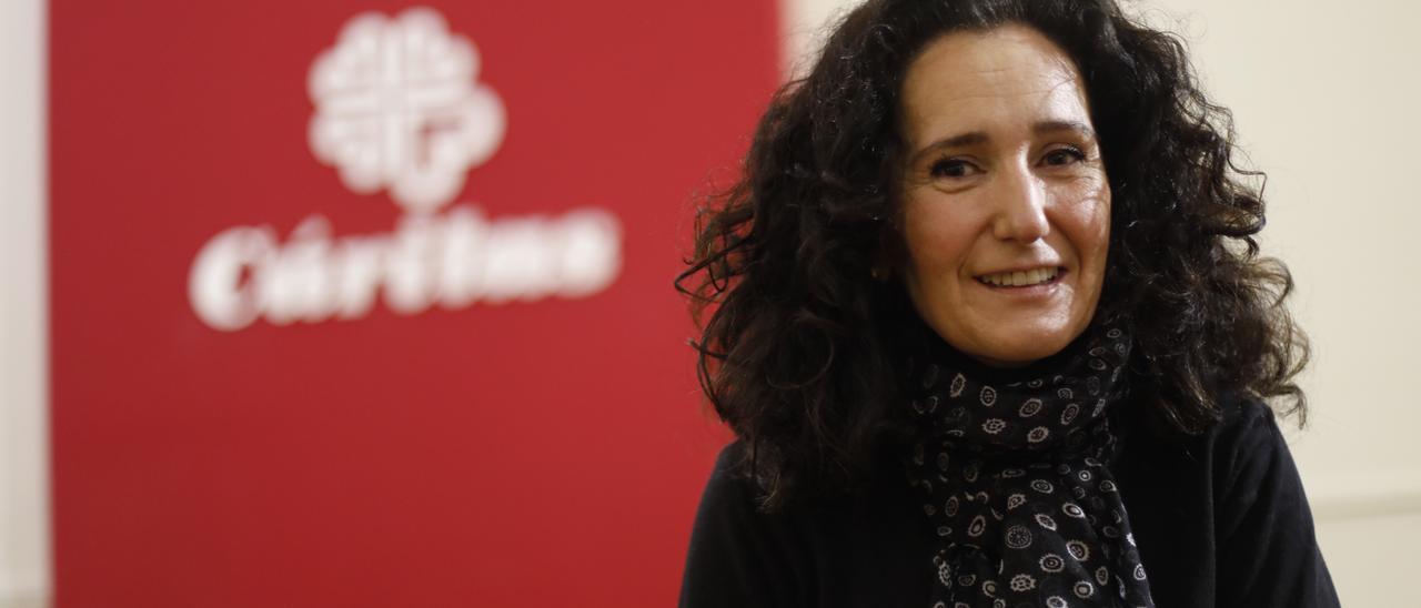 Aurora García, nueva directora de Cáritas Asturias.
