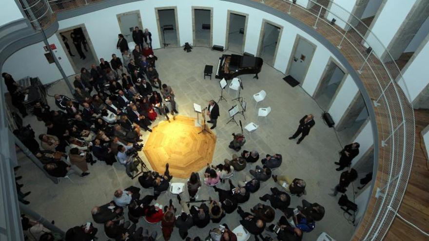 Interior de la cárcel de Lugo, ahora un centro cultural.