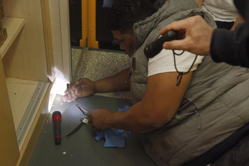 Cebos contra termitas en el Casco Vello de Vigo