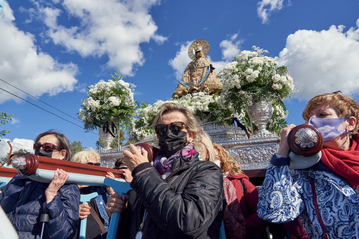 Bajada de la Virgen de la Montaña, patrona de Cáceres