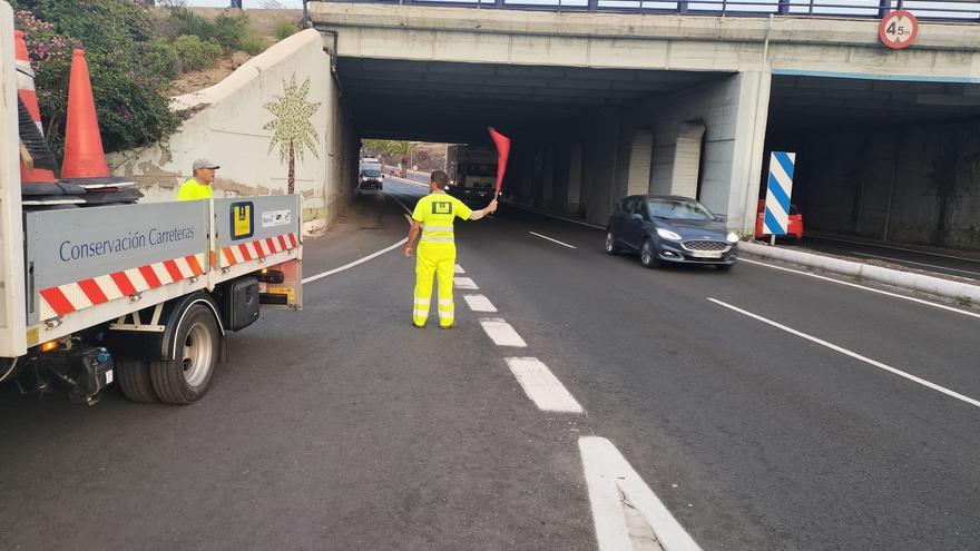 La reparación del puente dañado por un camión grúa culmina 10 días antes de lo previsto