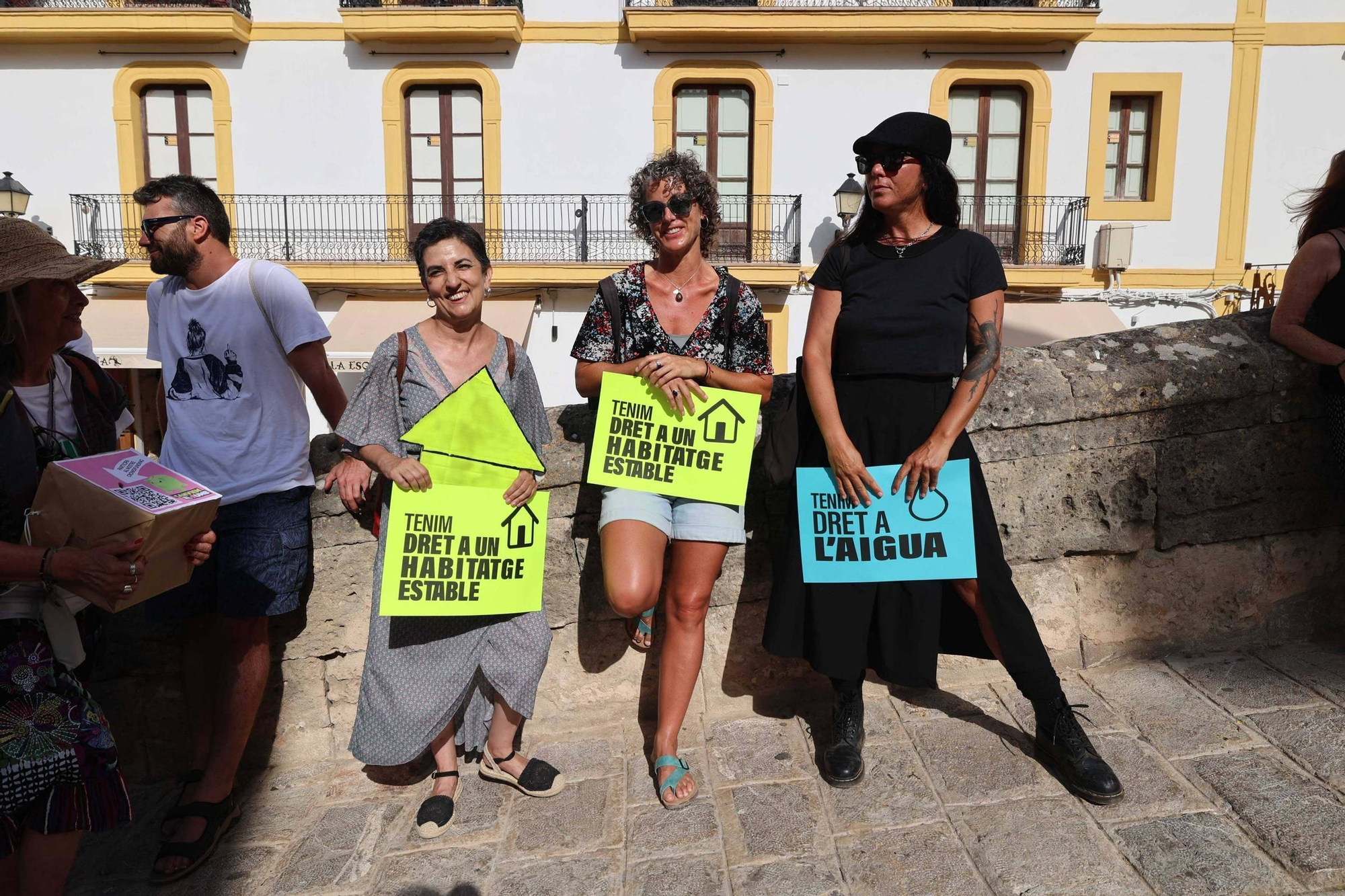Manifestación contra la masificación turística en Ibiza