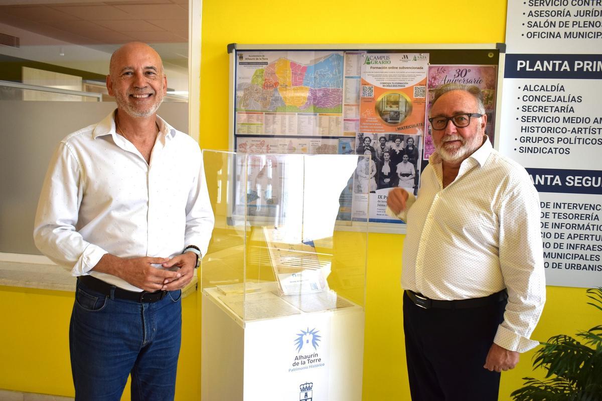 El proyecto ‘Pieza andante’ de Alhaurín de la Torre ha echado a andar con la exposición de la Quinta de 1885.