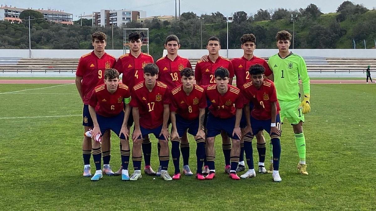 La selección sub-17, en el torneo de Algarve