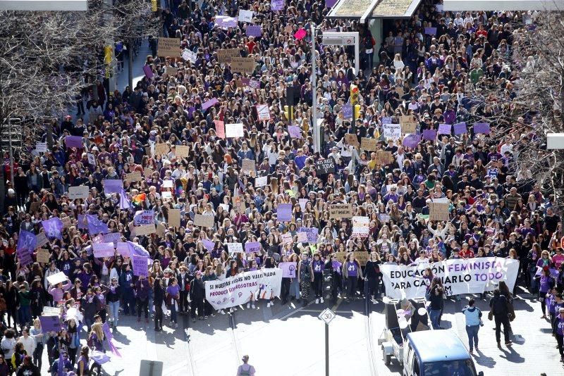 Concentraciones por el 8-M en Zaragoza