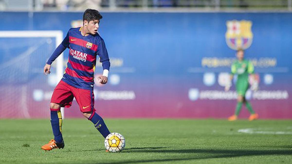 Morer, defensa del Juvenil A del FC Barcelona