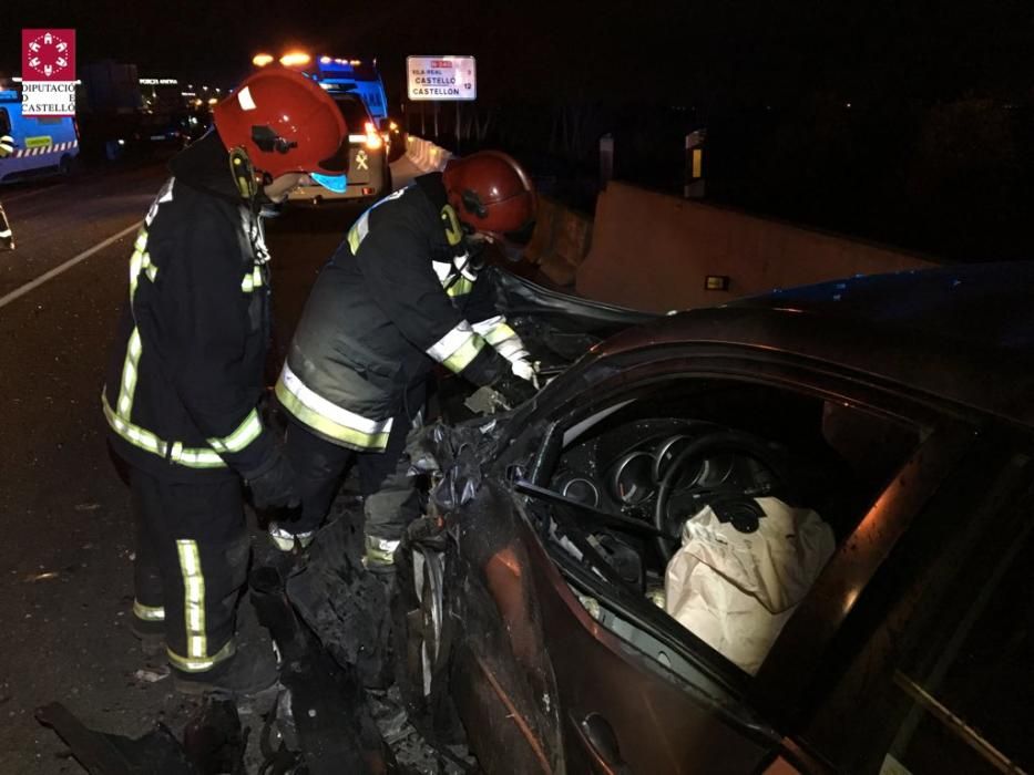 Diez heridos en un accidente múltiple en Les Alqueries
