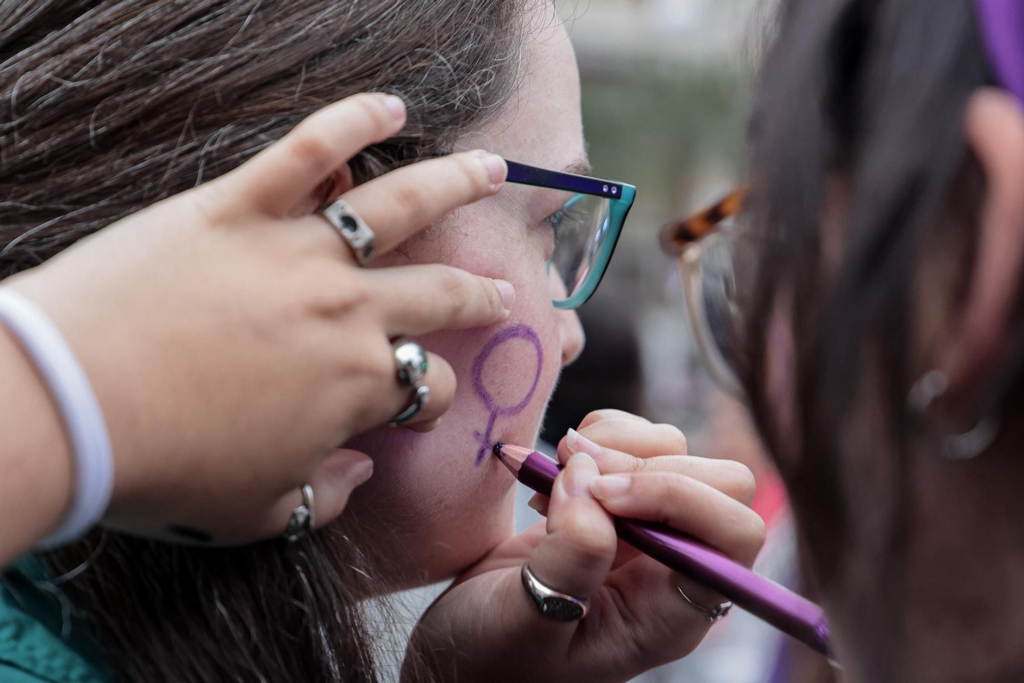Marcha 8M en Alicante, día de la Mujer
