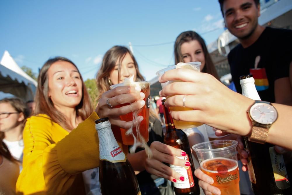 Inauguración del Festival de la cerveza de Avilés