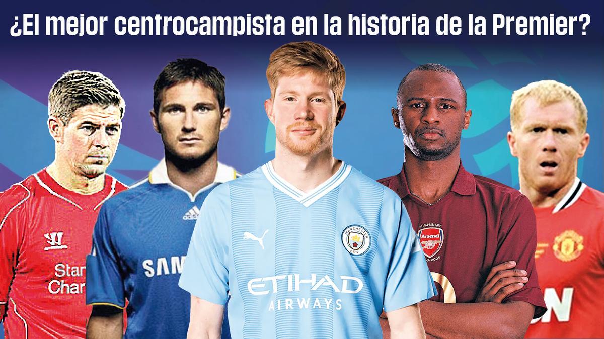 ¿Quién es el mejor centrocampista en la historia de la Premier League?