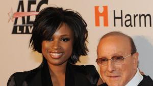 Jennifer Hudson y Clive Davis. 