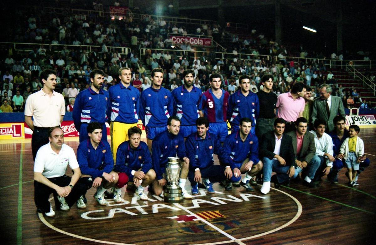 Uno de los grandes equipos de balonmano que se 'construyó' en el Palau