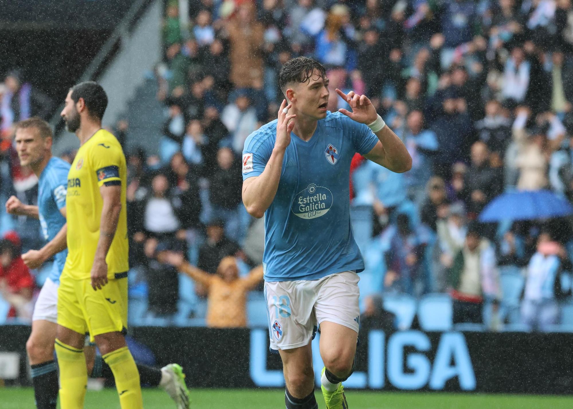 El Celta-Villarreal, en imágenes