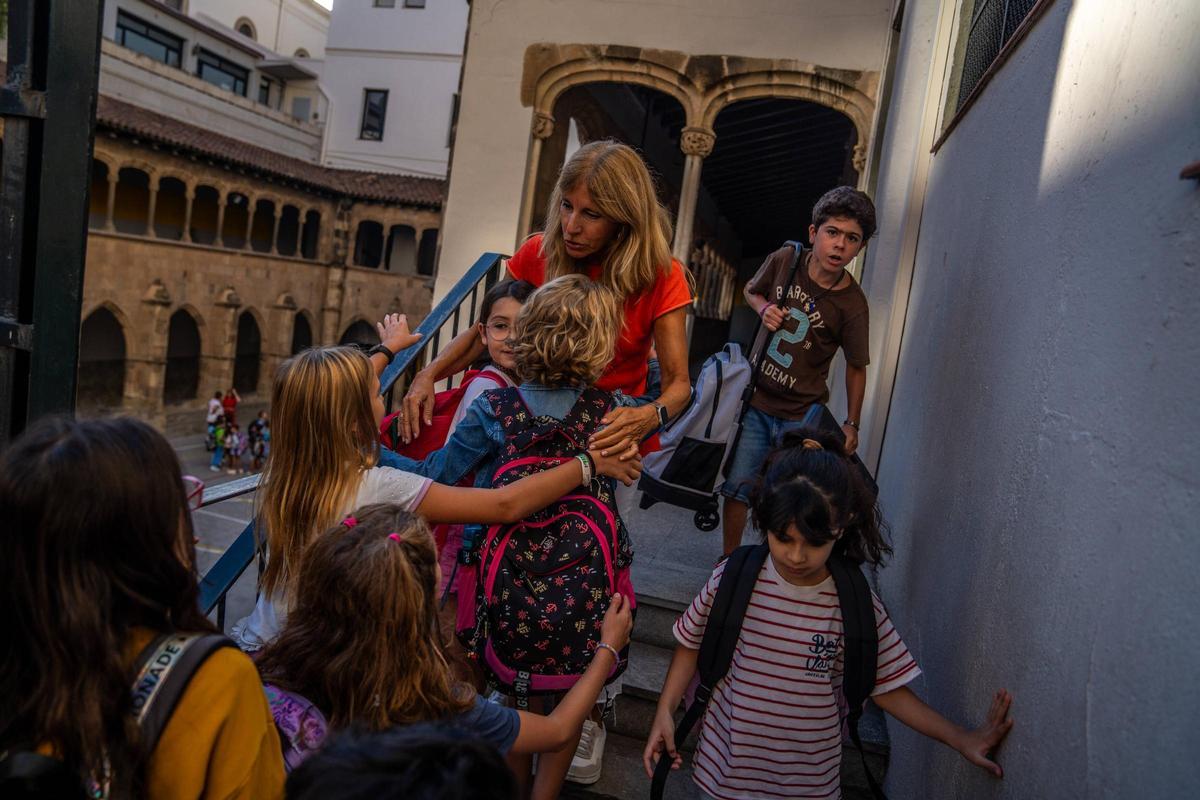 Vuelta al cole en la Escola Pia Sant Miquel de Barcelona