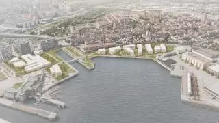 El proyecto para los terrenos de Naval Azul se reserva 572 plazas de aparcamiento y ajustará sus accesos al plan de vías de Gijón