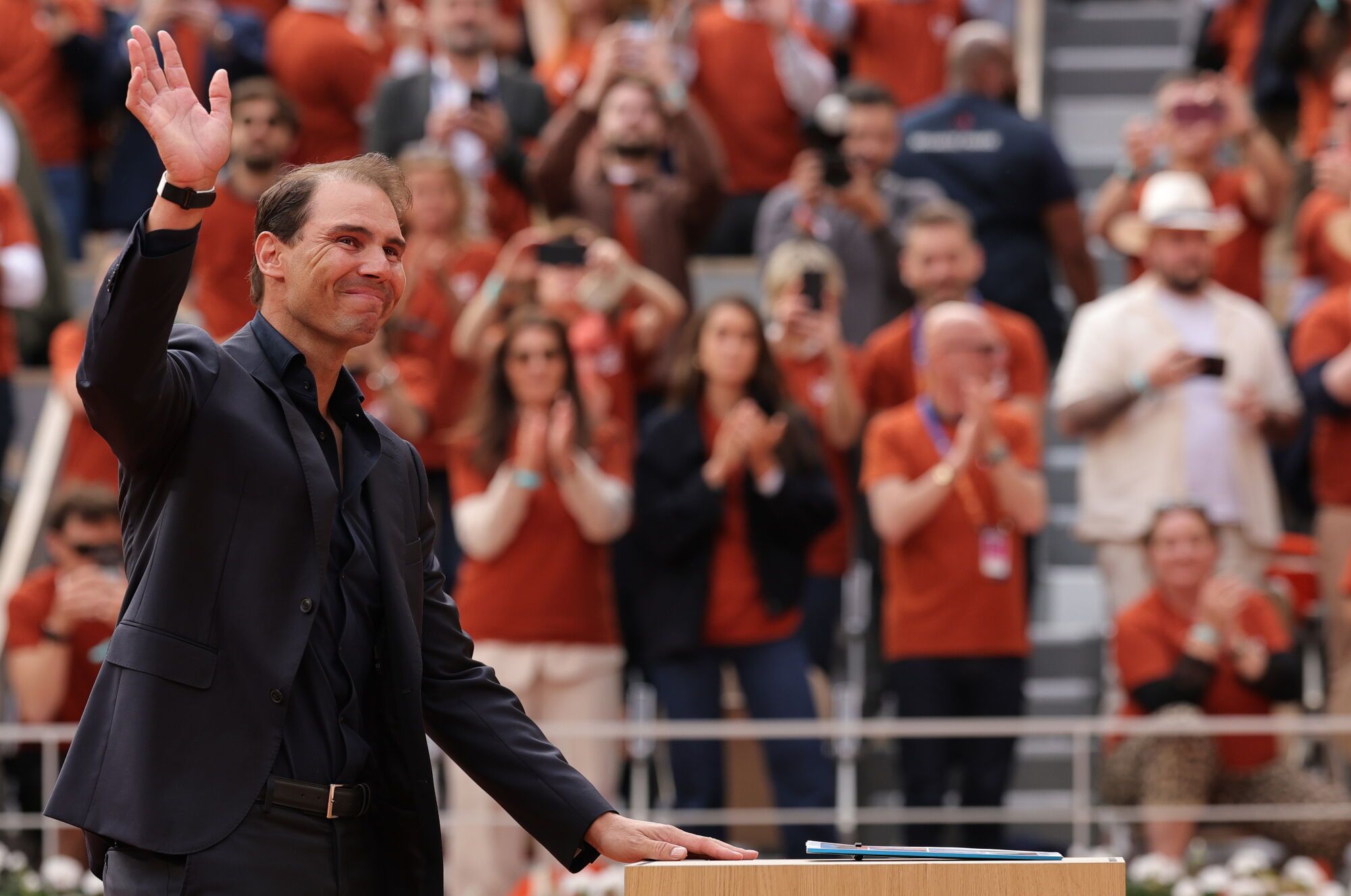 El homenaje de Roland Garros a Rafa Nadal, en imágenes.