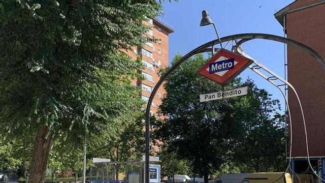 Metro de Pan Bendito, muy próximo al lugar del asesinato.