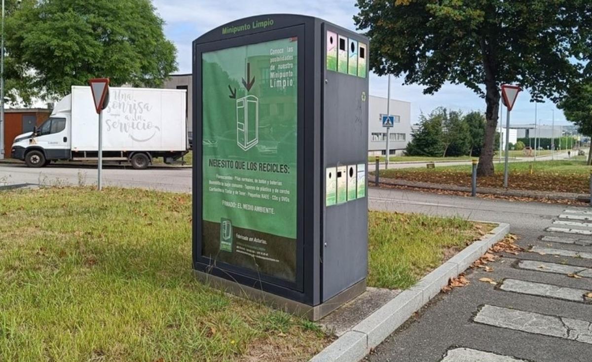 El mini punto limpio del Parque Tecnológico.