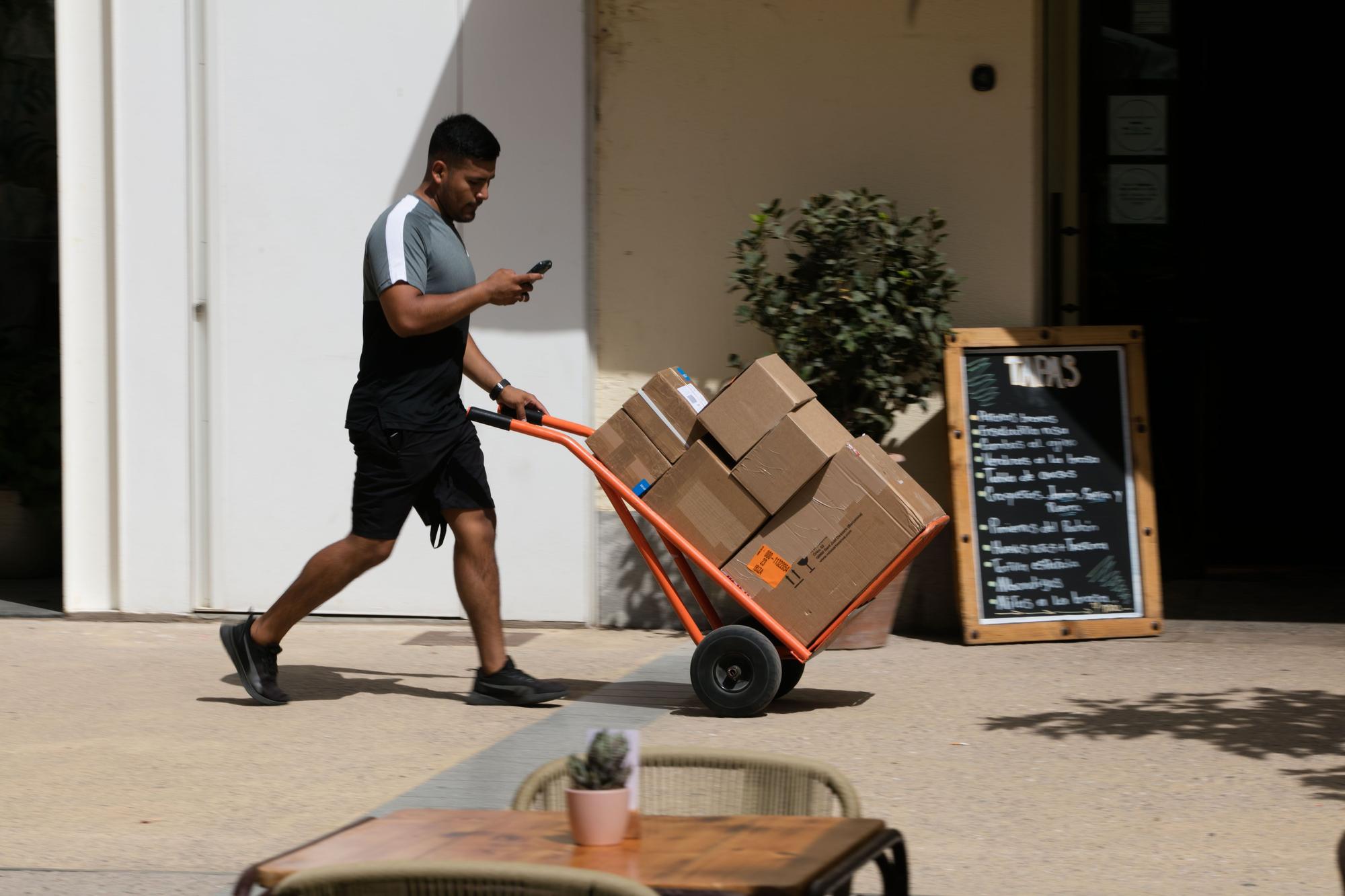 Las imágenes de la ola de calor en Ibiza